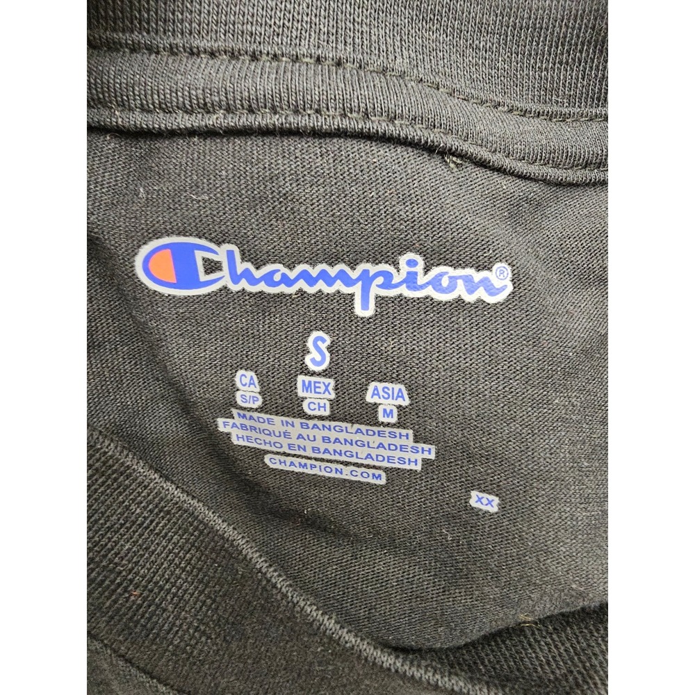Champion Iowa Hawkeyes Long Sleeve Pocket Black Game Day Vibes Mens Small - Picture 4 of 7